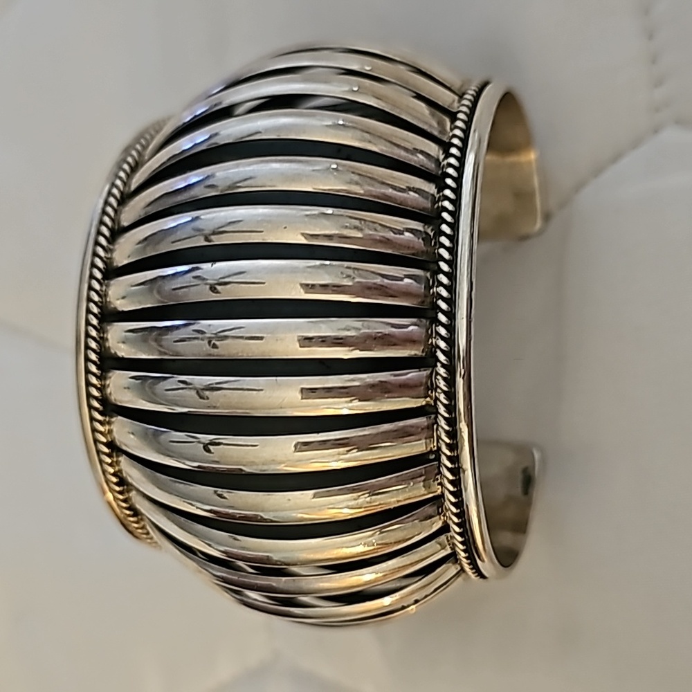 Sterling Silver Cuff by Patricia Apache